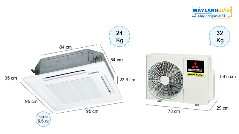 Máy lạnh Mitsubishi Heavy Inverter FDT60YA-W5 2.5HP