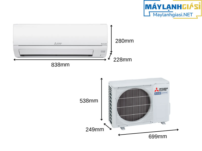 Máy lạnh Mitsubishi Electric Inverter MSY-JW35VF 1.5HP