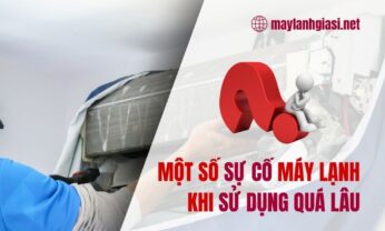 Một số sự cố máy lạnh khi sử dụng quá lâu