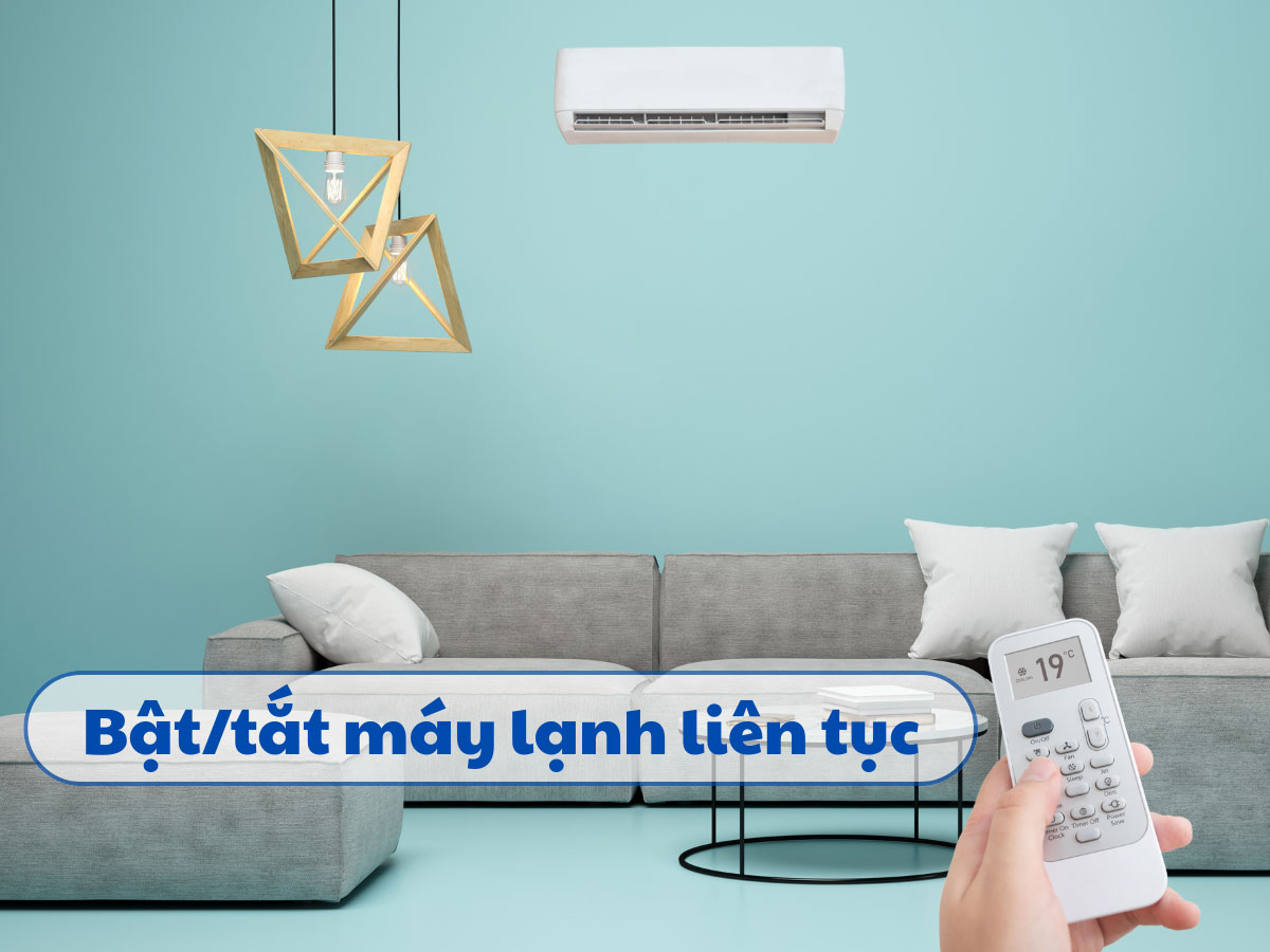 Sai Lầm Cần Chú Ý Khi Sử dụng Máy Lạnh