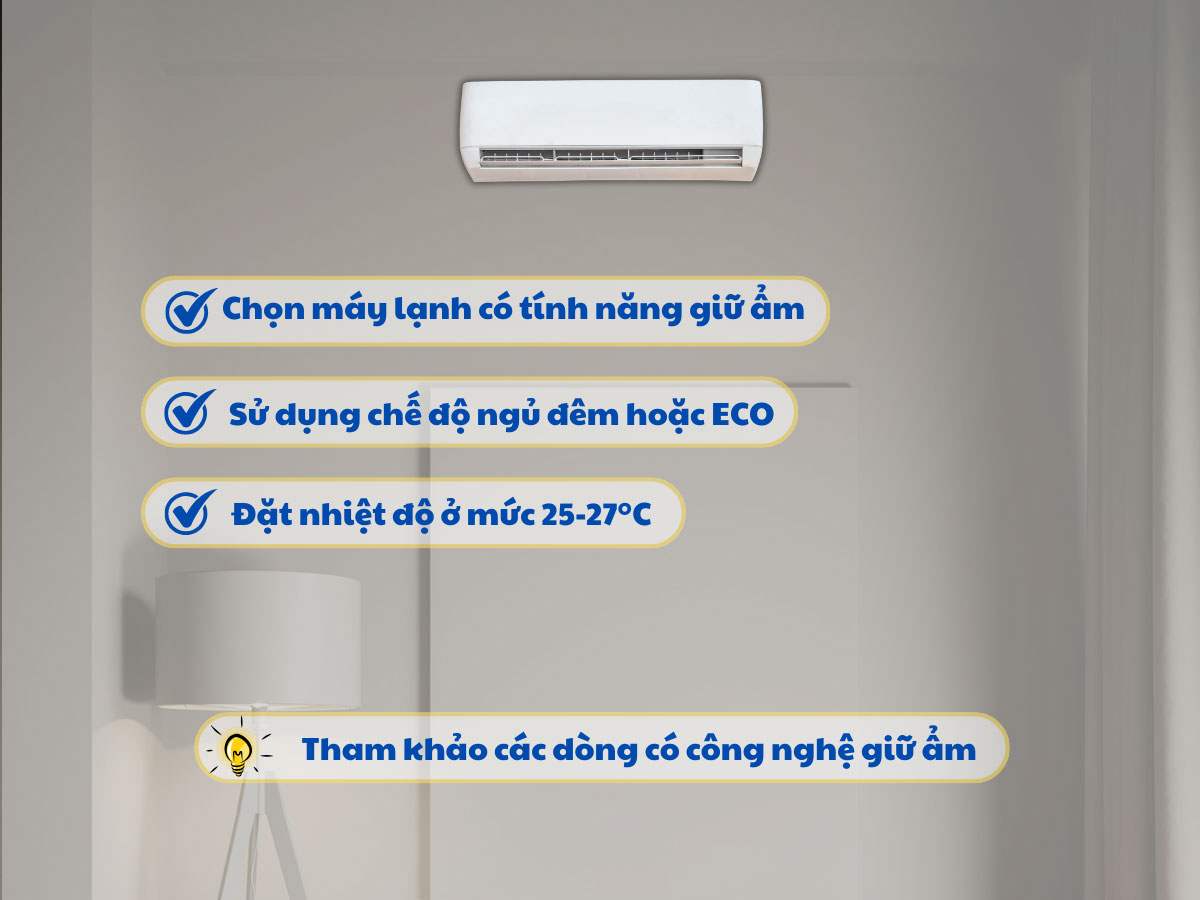 Những Cách Chống Khô Da Khi Sử Dụng Máy Lạnh