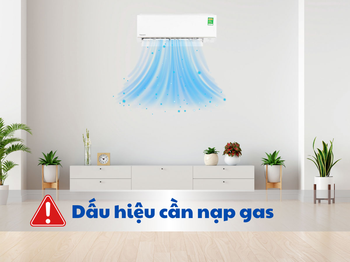 Dấu hiệu máy lạnh cần nạp gas