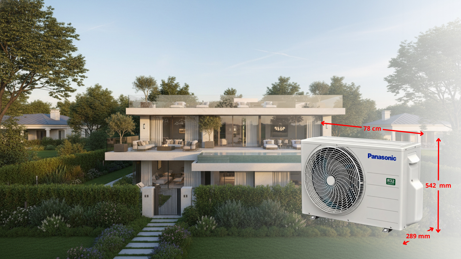 Dàn nóng máy lạnh Multi Panasonic CU-21U8YBZ 2 HP