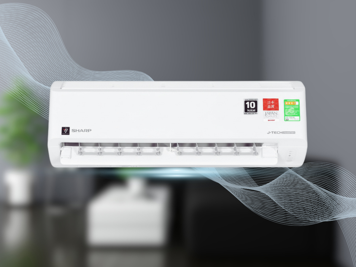 Sharp Inverter AH-XP10DSW 1 HP 