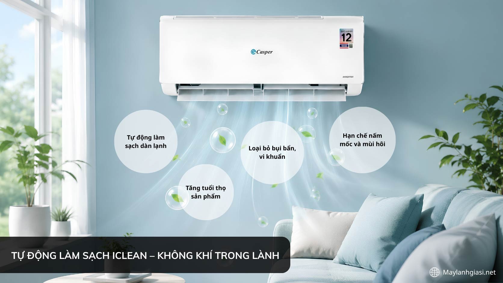 Máy lạnh Casper Inverter JC-18IU36 2 HP